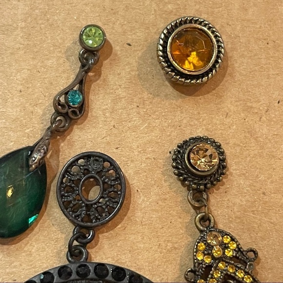 Vintage Boho Mismatch Earrings - Picture 5 of 8